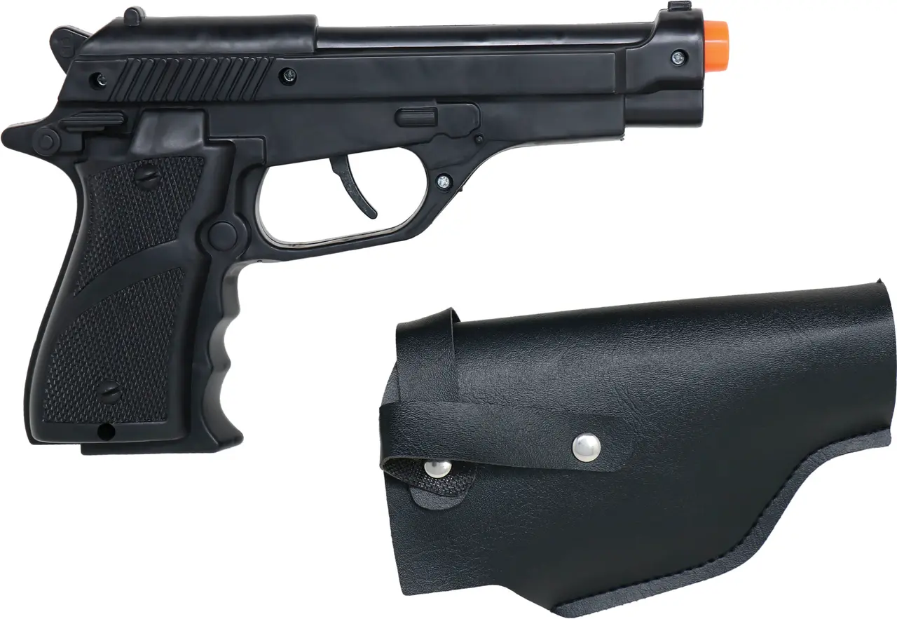 Pistol med hylster