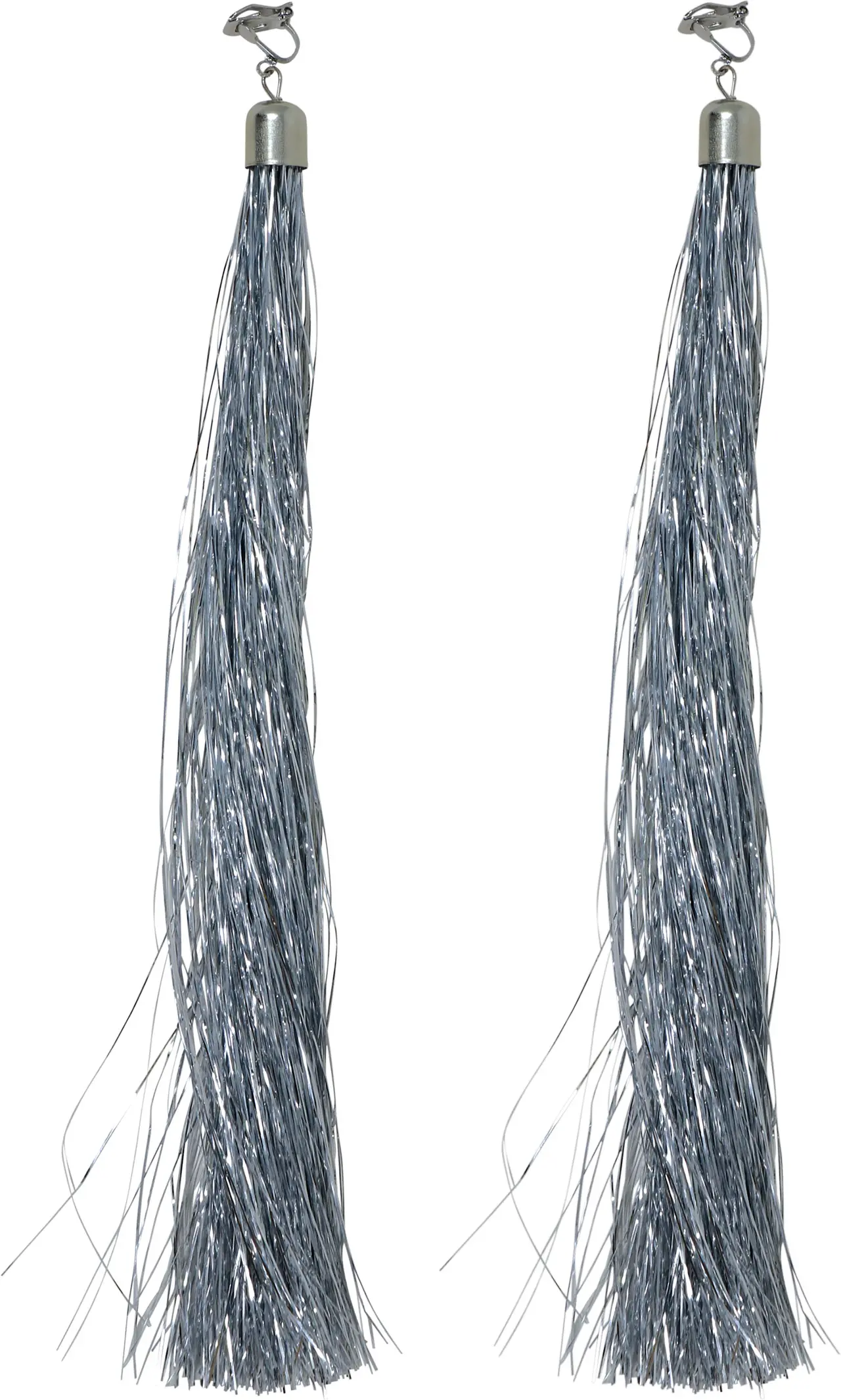 Frynseøreringe, sølv, 20 cm
