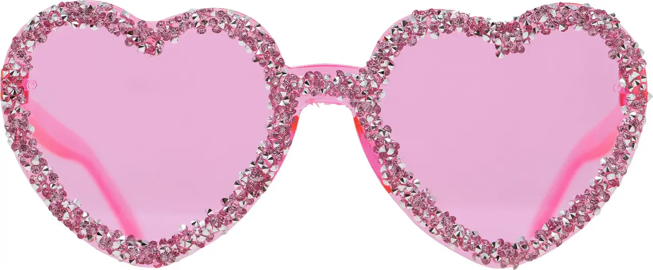 Hjertebriller, pink, model 27684