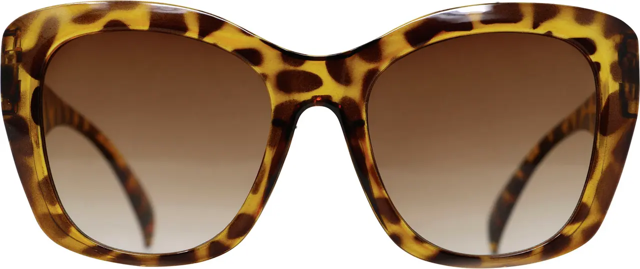 Briller med leopardmønster, til voksne