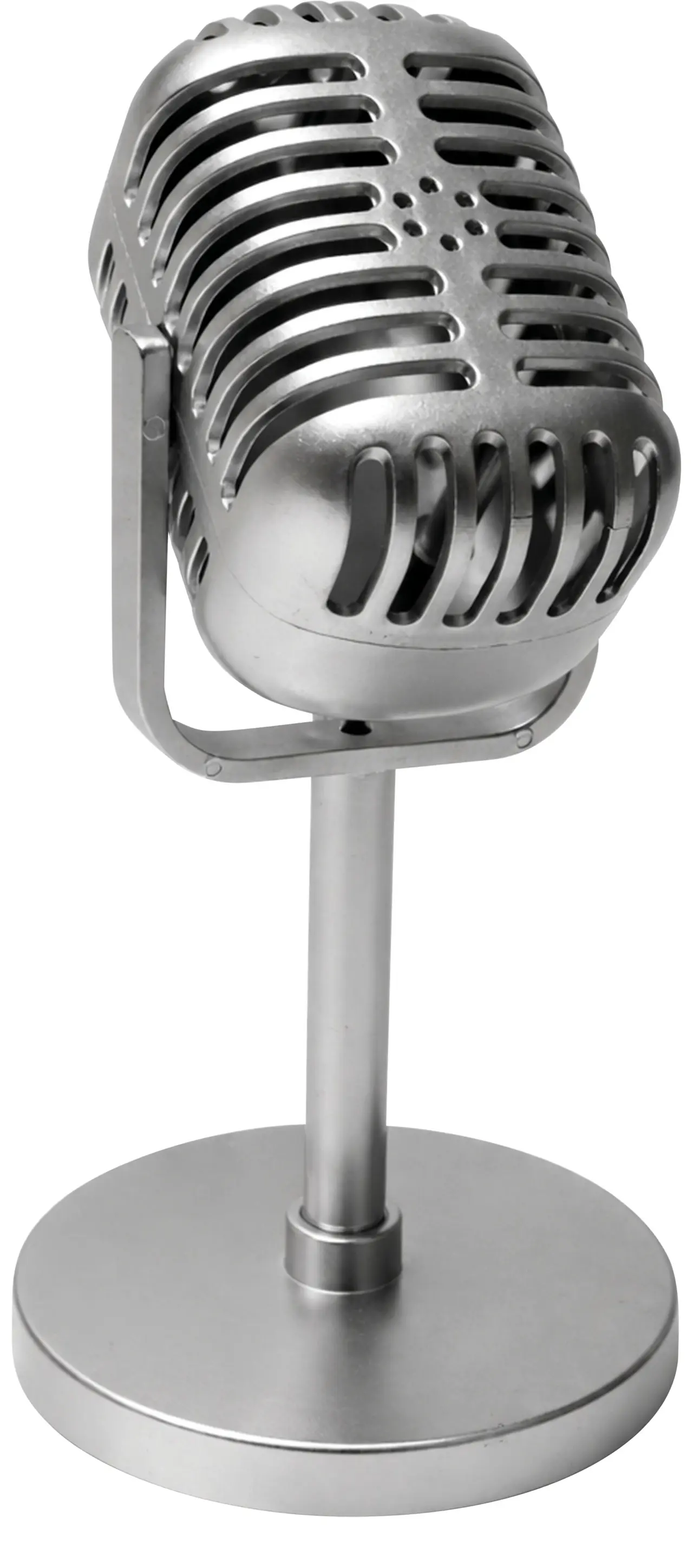 Retromikrofon i PVC, 16 cm