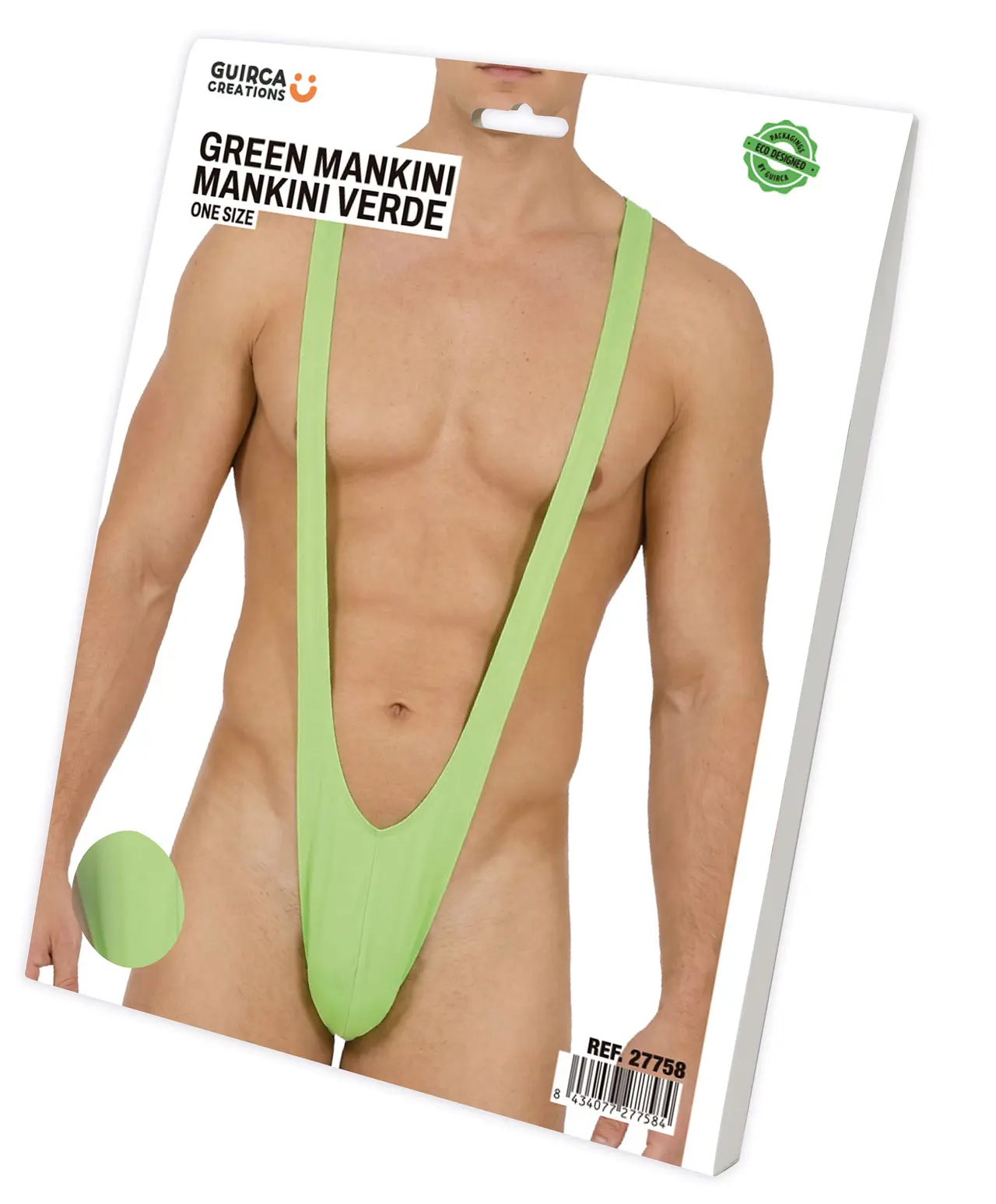Mankini, grøn