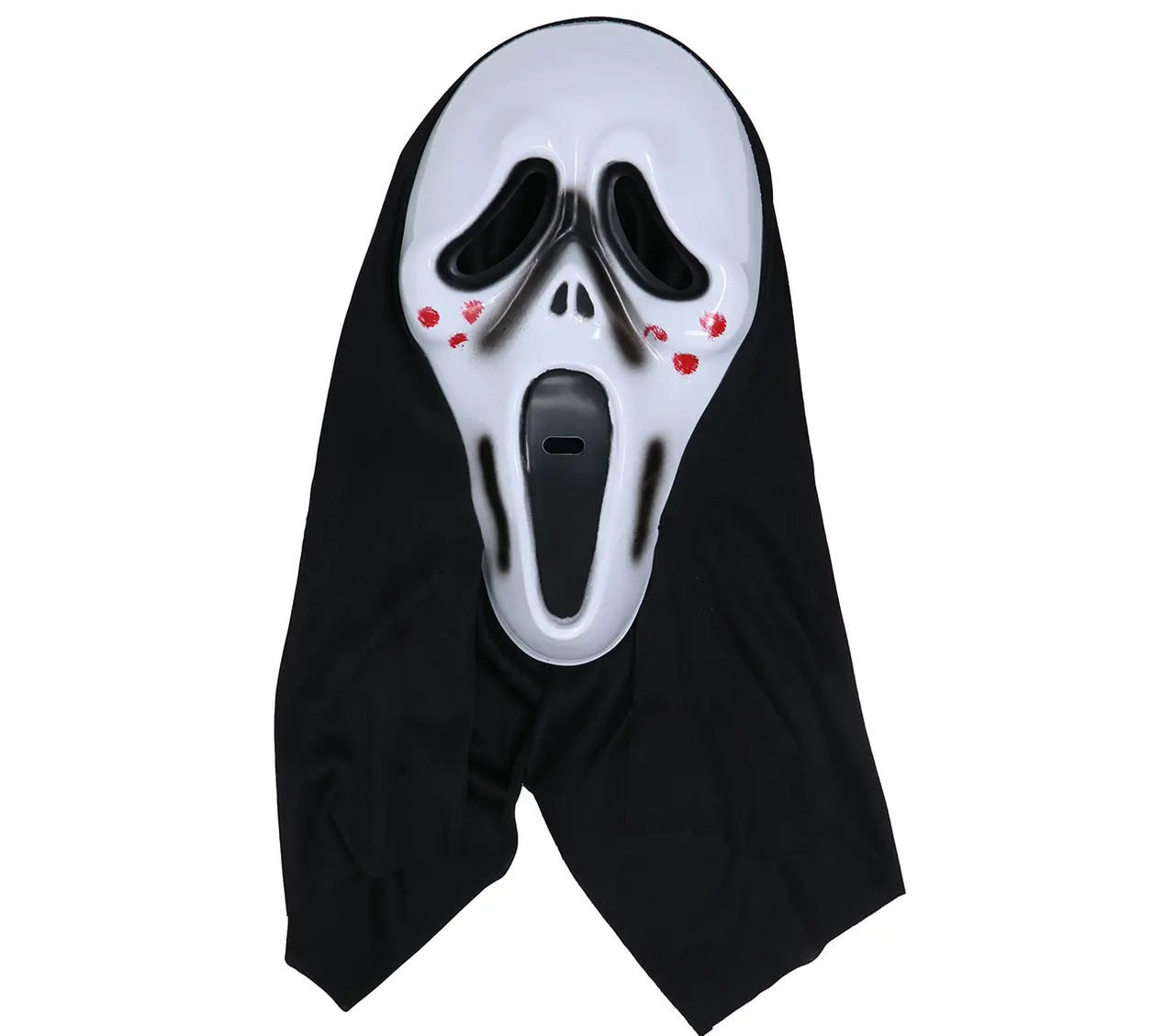 Mordermaske med hætte, PVC