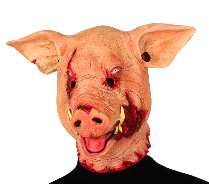 Horror-grisemaske, latex