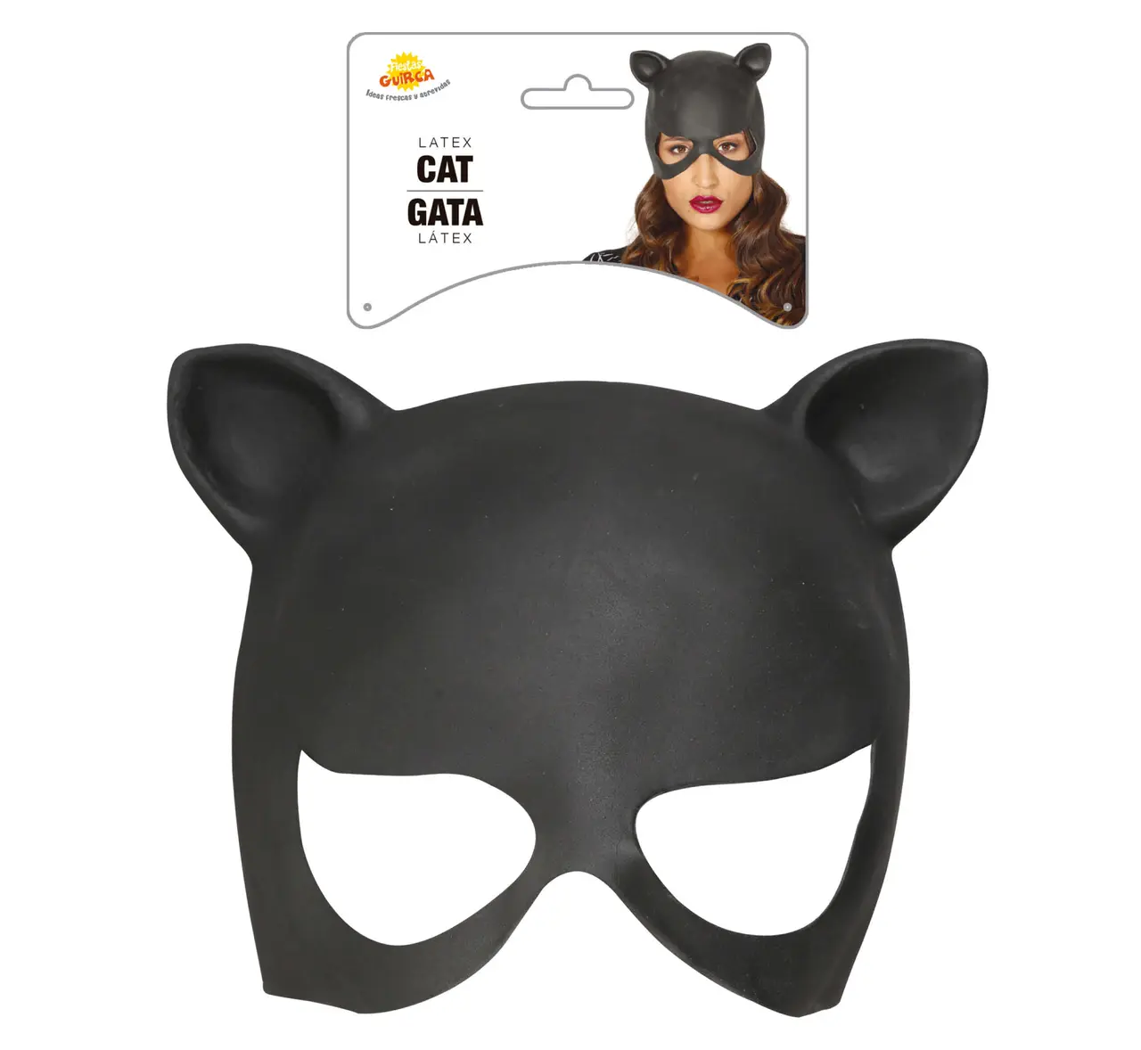 Kattekvindemaske i latex