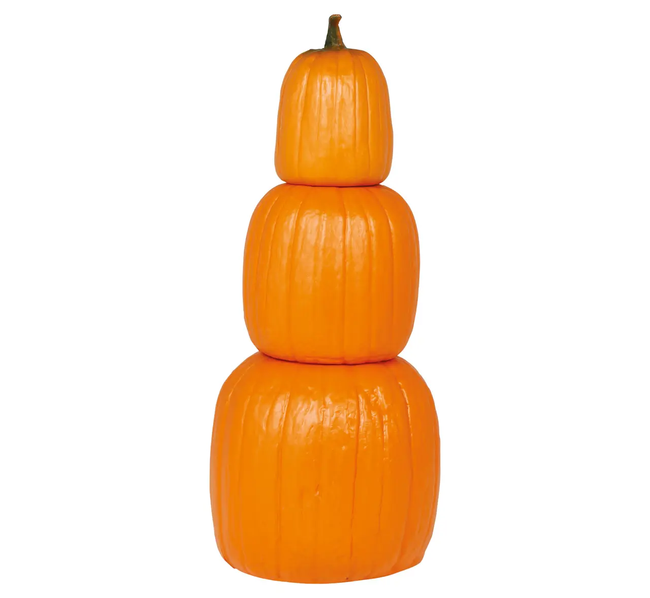 3 stablede græskar, PVC, 60 cm