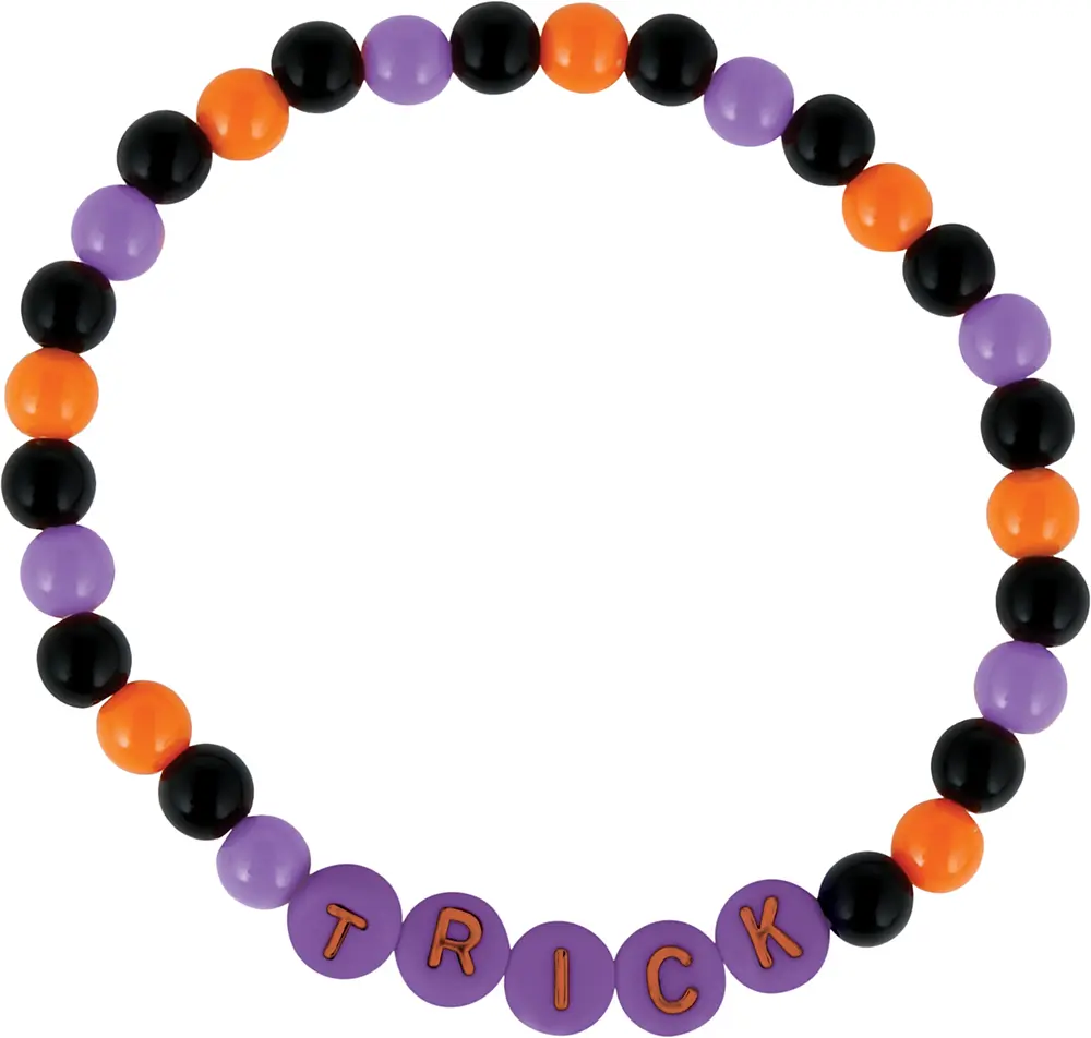 Sæt med 3 halloween-armbånd "Trick"