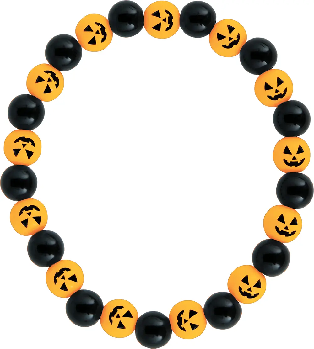 Sæt med 3 lilla halloween-armbånd