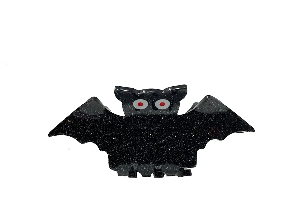 Flagermus-hårklemme, 7 cm