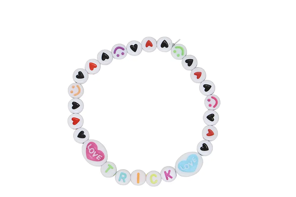 Kranieæske med 270 dele til halloweenarmbånd, gør-det-selv