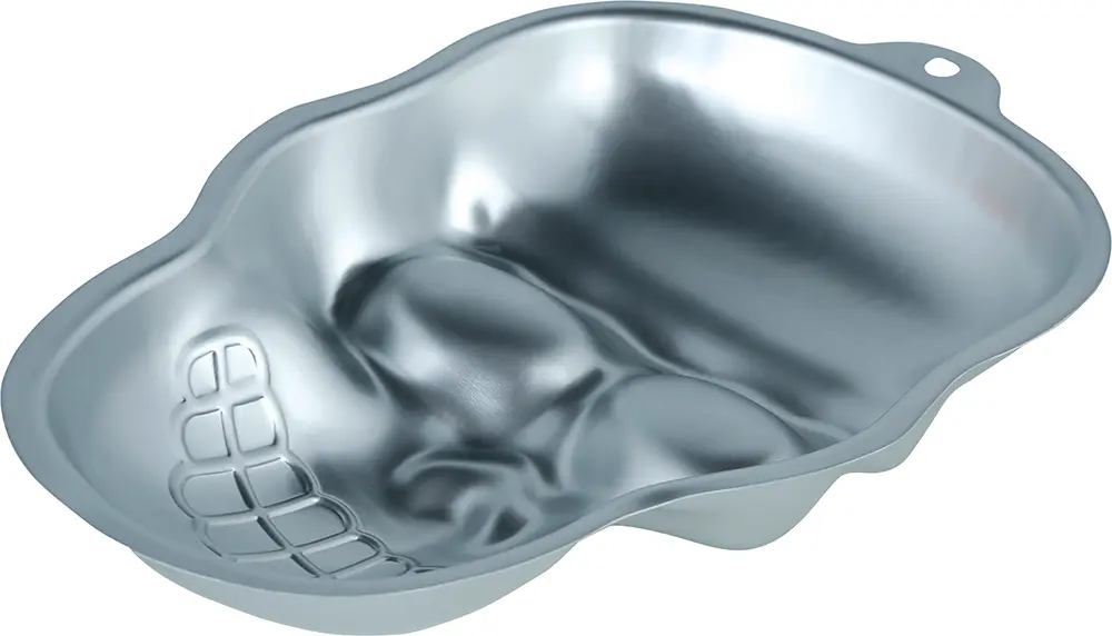 Kranieform i aluminiumslegering, 27 × 18 cm