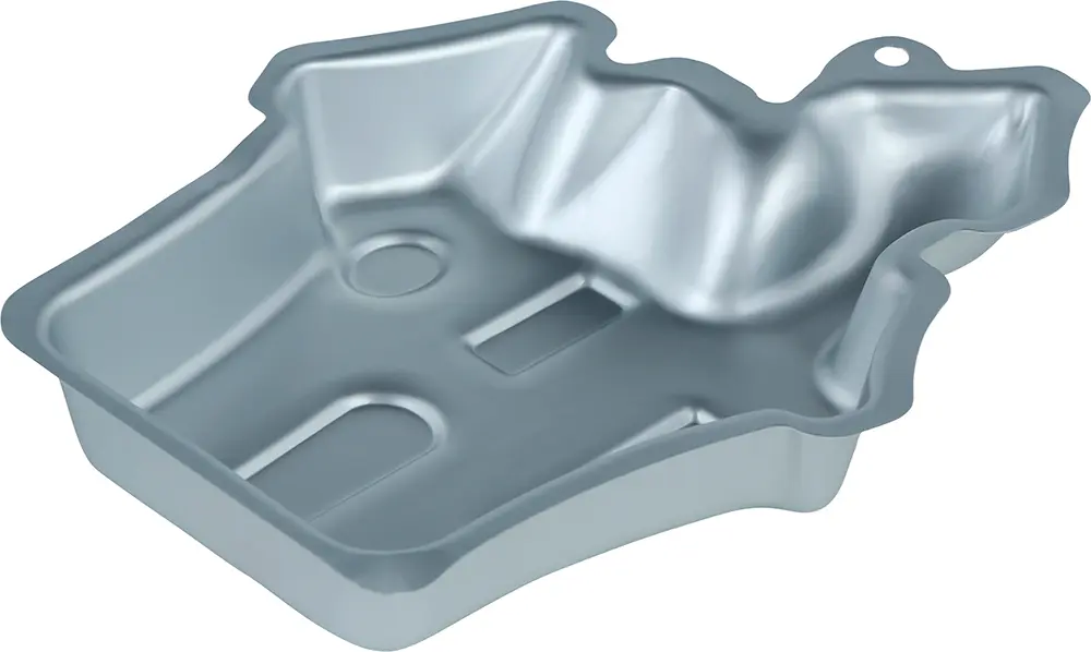 Husform i aluminiumslegering, 27 × 21 cm
