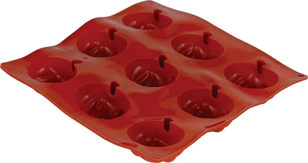 Småkageform med 9 græskar, 24 × 25 cm