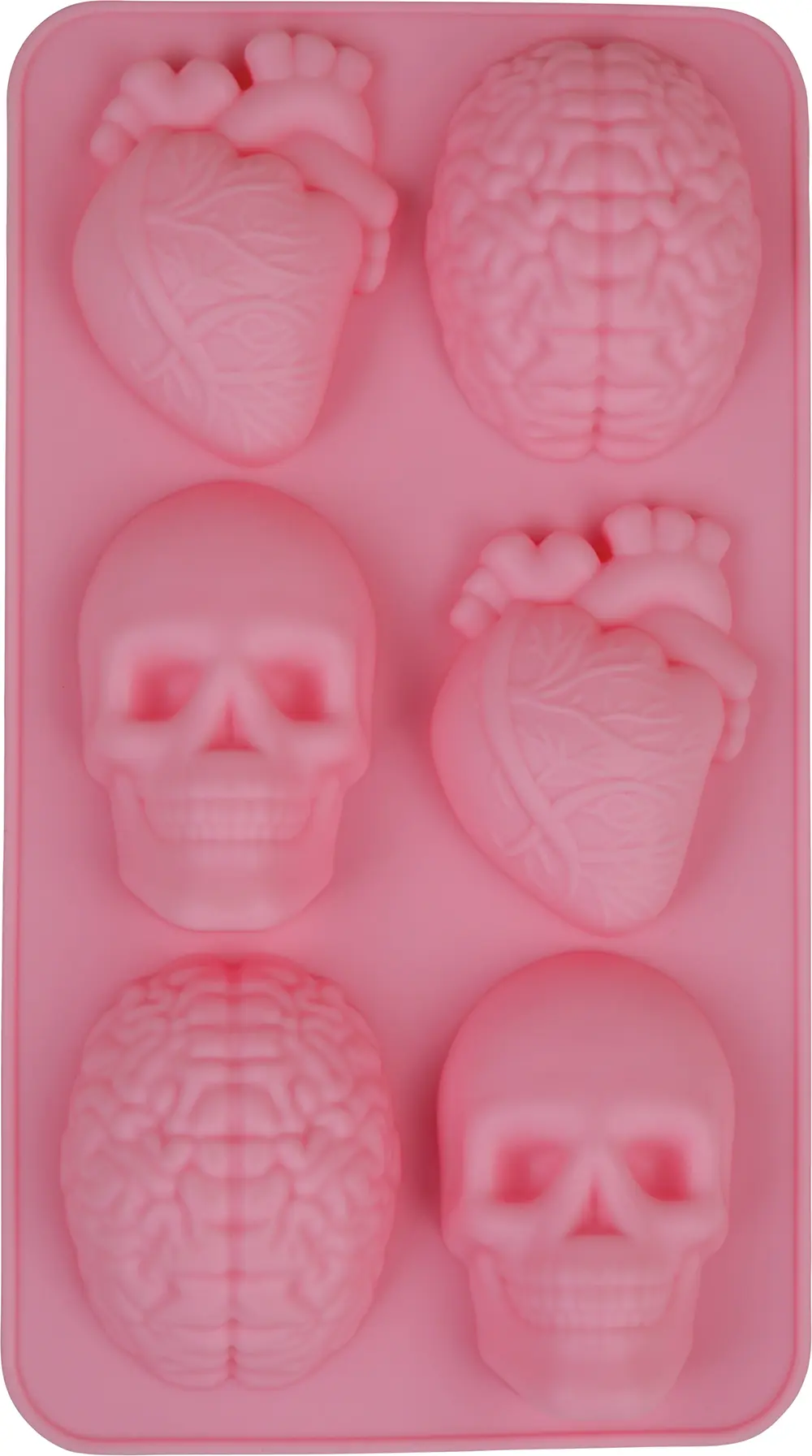 Småkageform med 6 figurer, 28 × 16 cm