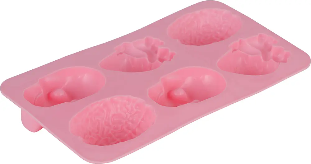 Småkageform med 6 figurer, 28 × 16 cm