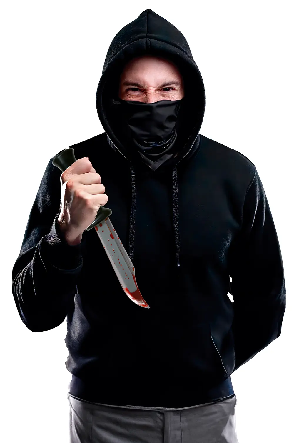 Blodig kniv, 34 cm