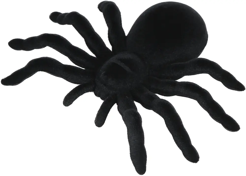 Edderkop i PVC, 14 cm