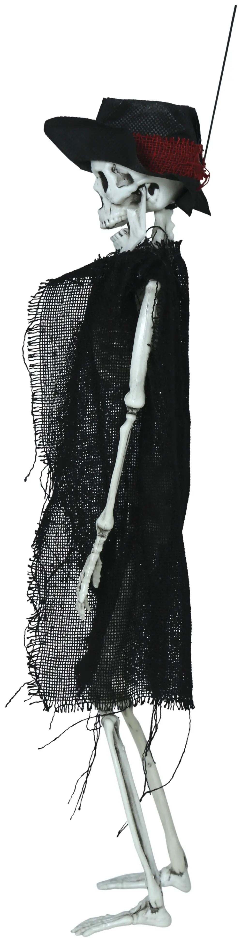 Hængende skelet med hat, 47 cm