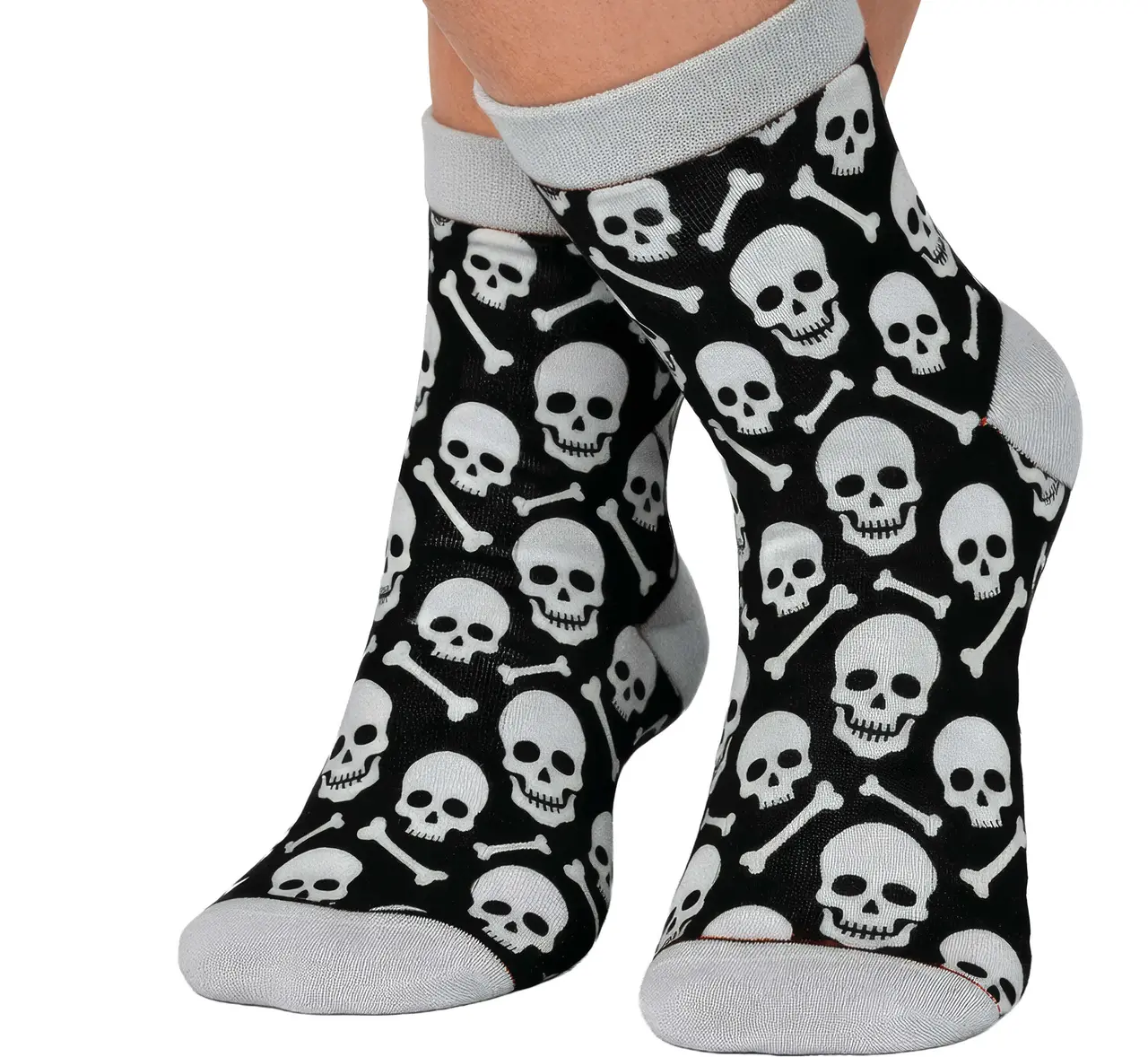 Halloweensokker, kranie, model 29375