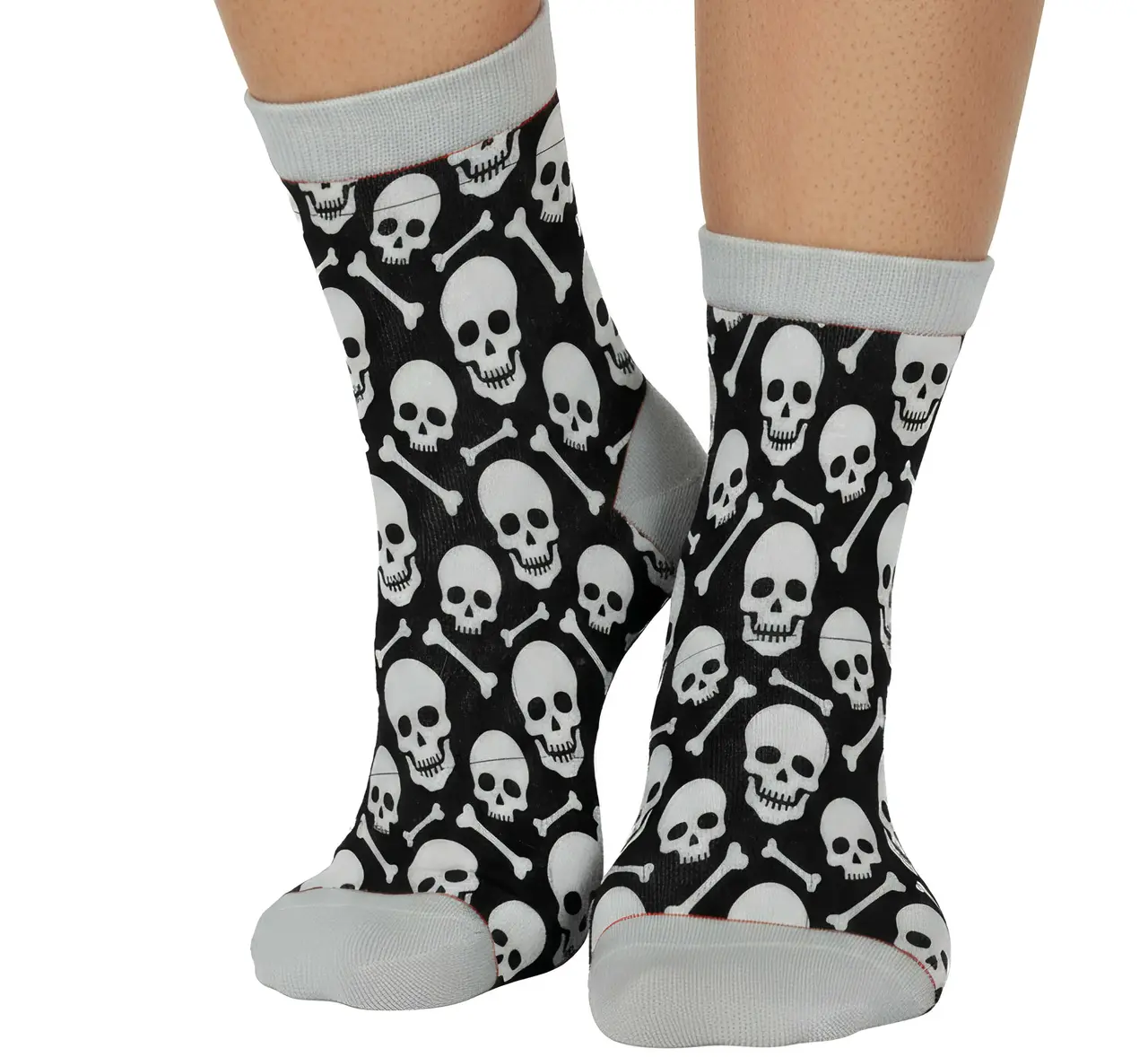 Halloweensokker, kranie, model 29377