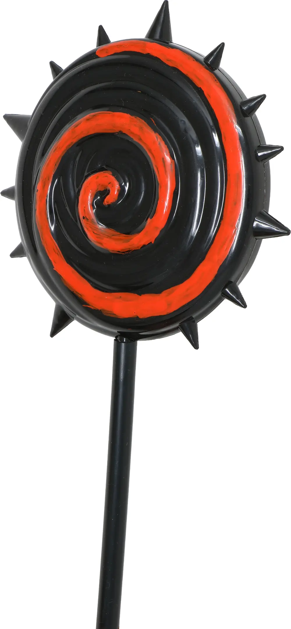 Rød og sort slikkepind, 20 cm