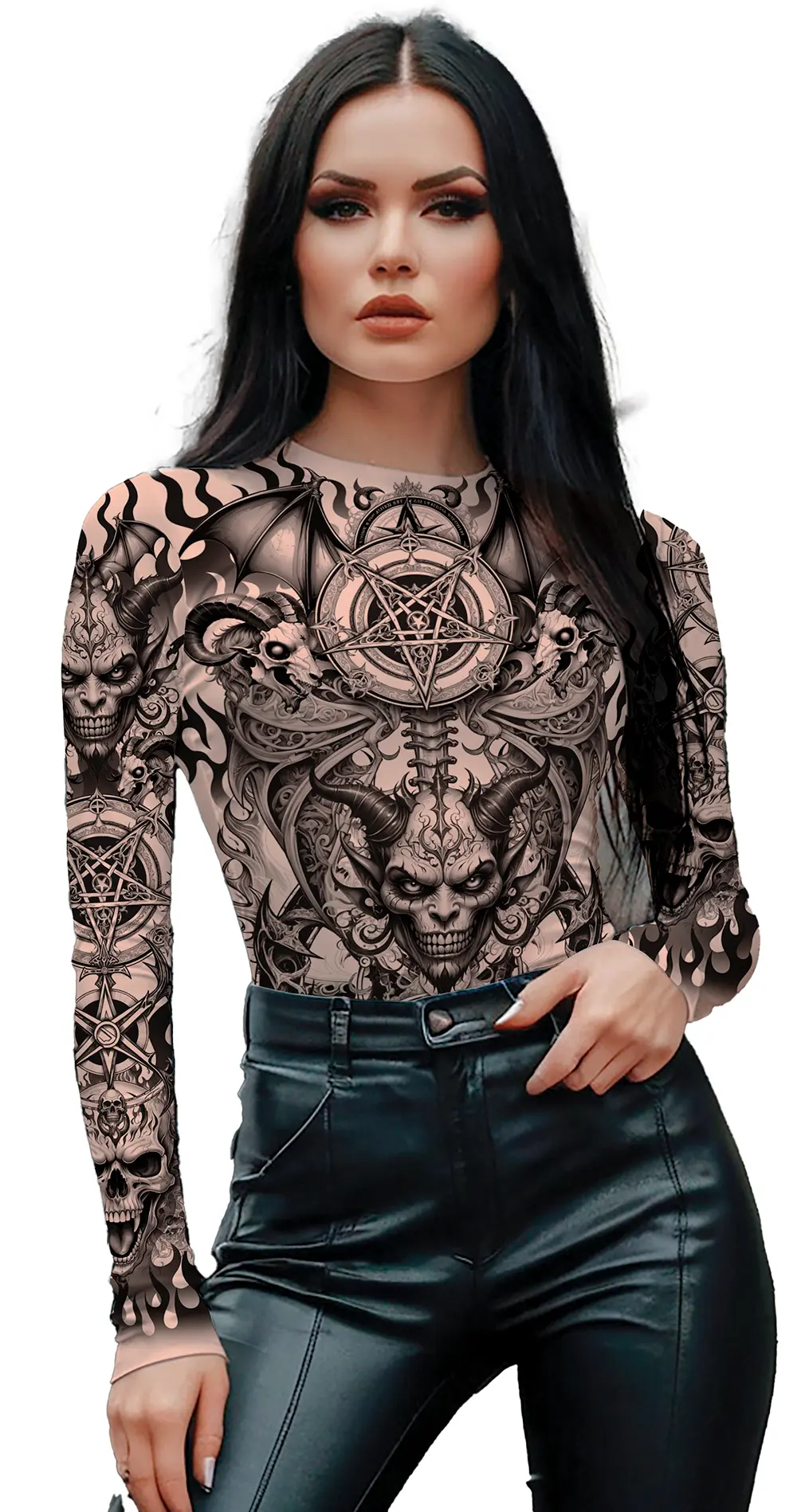 Body med tatoveringseffekt, model 29448