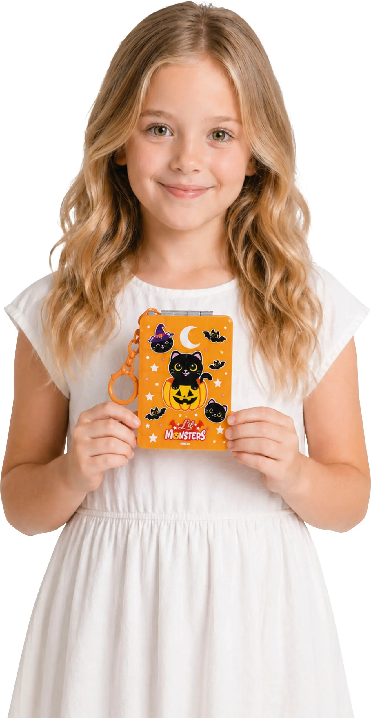 Lil Monsters nøglering med spejl, assorterede motiver