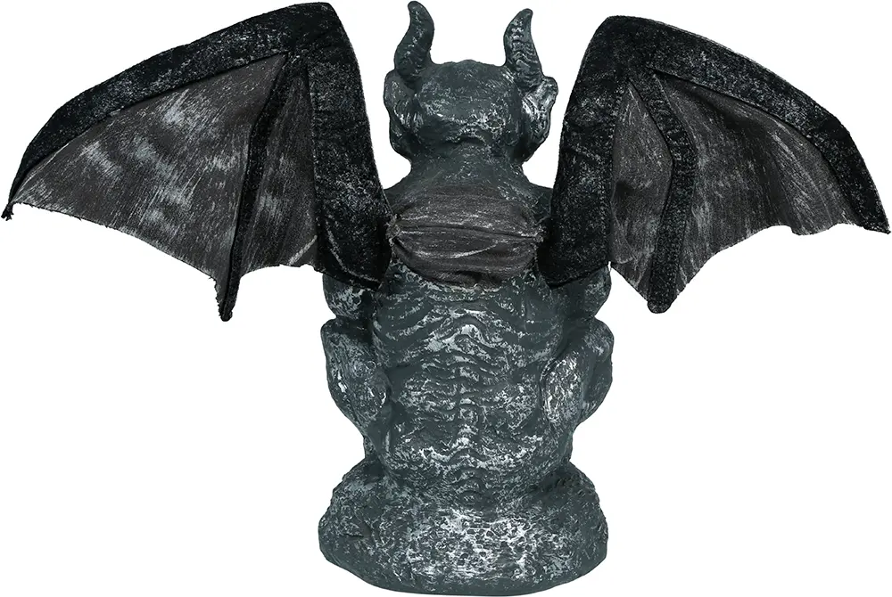 Halloween-gargoyle med lys, lyd og bevægelse, 30 cm