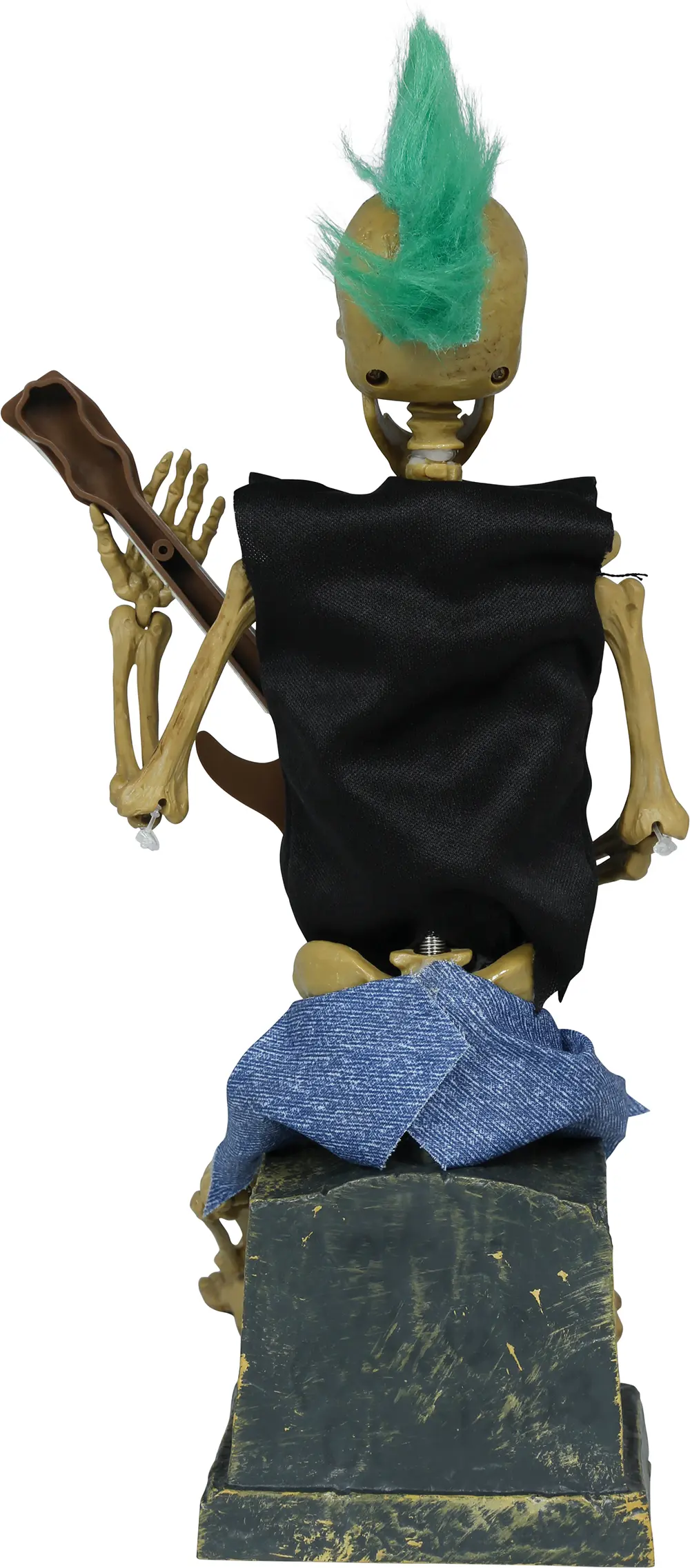 Halloween-rockerskelet med bevægelse, lys og lyd, 30 cm