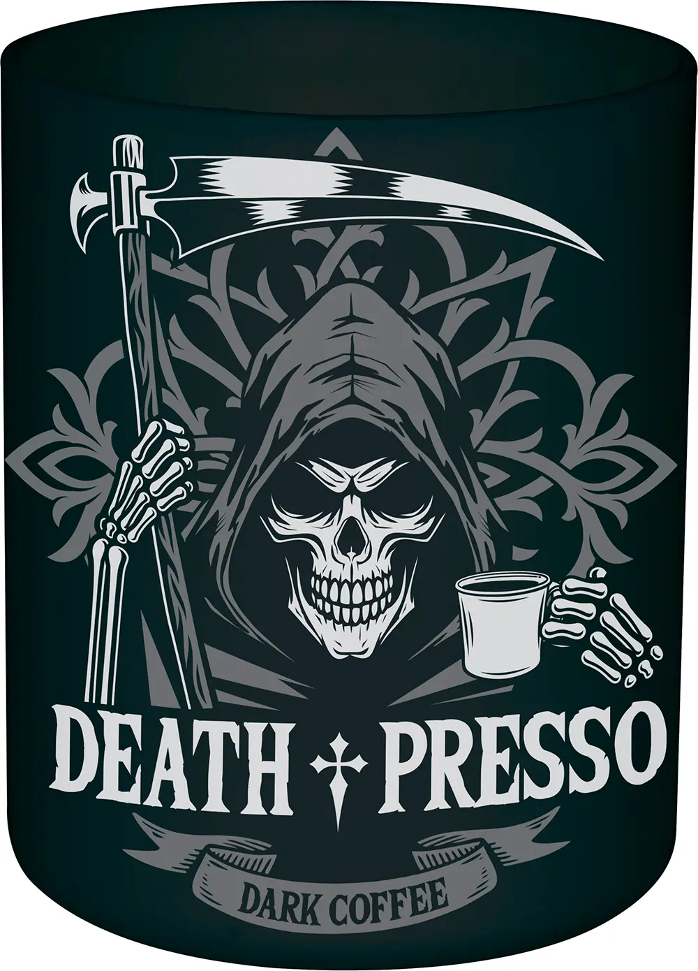 Krus "Death Presso", PVC, 10 cm