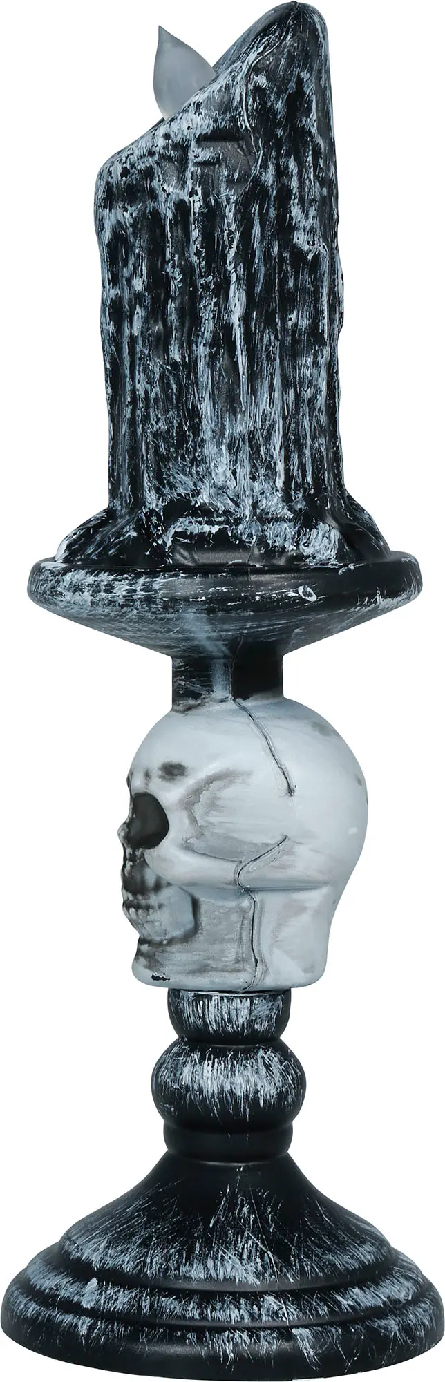 Kraniekandelaber med lys, PVC, 26 cm