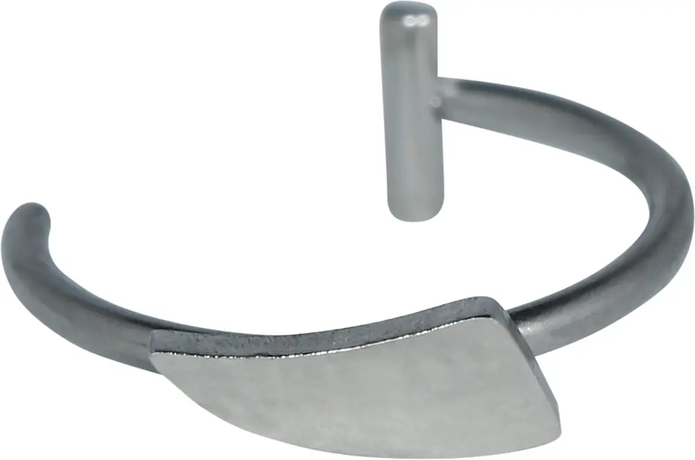 2 hugtandspiercinger i metal
