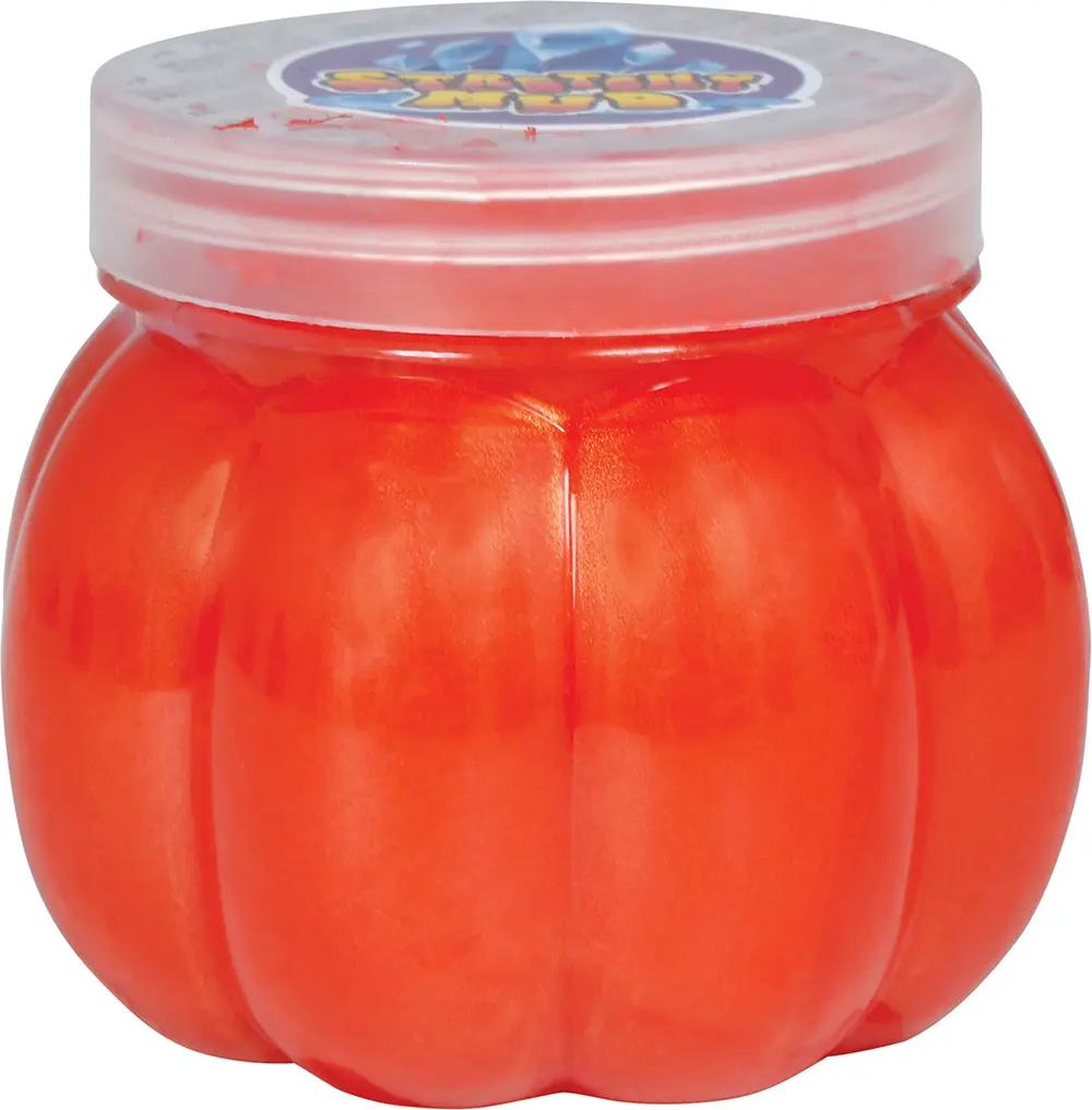 Orange flaske med slim