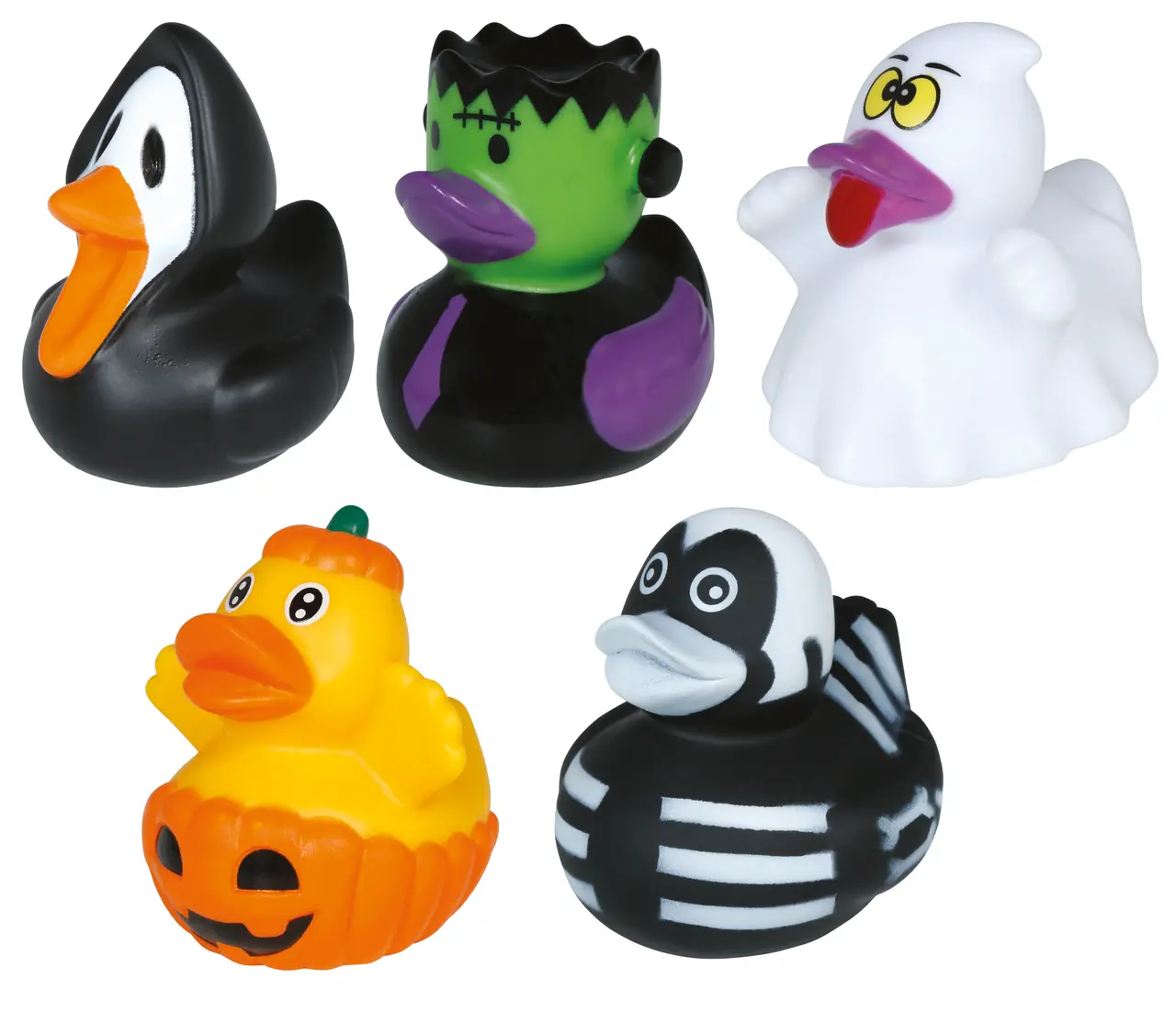 Halloween-badeand, assorterede, 6 cm