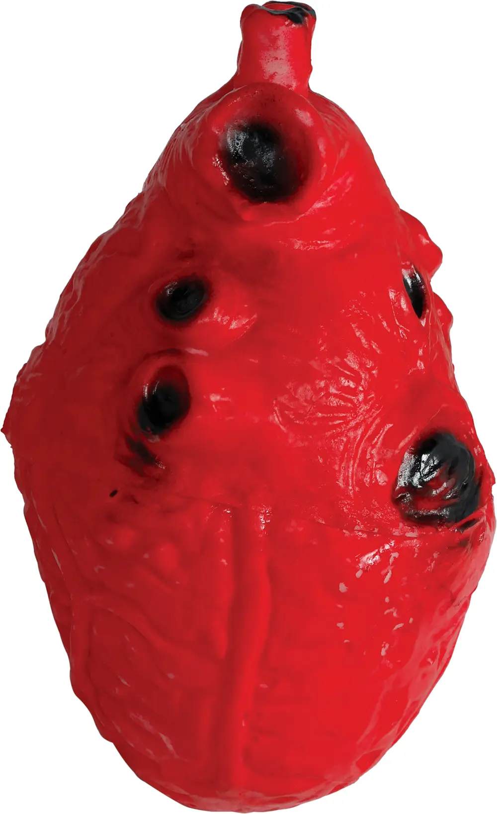 Hjerte i latex, 15 cm