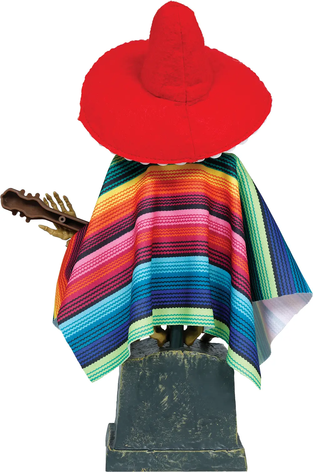Mexicansk skelet med lys, lyd og bevægelse, 32 × 10 cm
