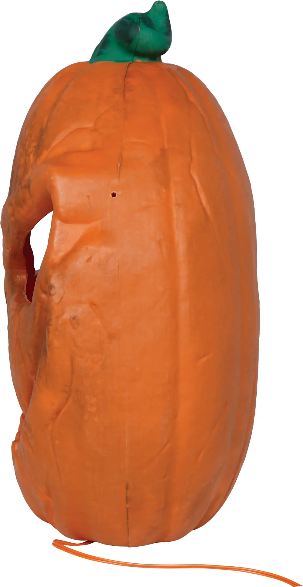 Græskar med kraftigt lys, PVC, 28 cm