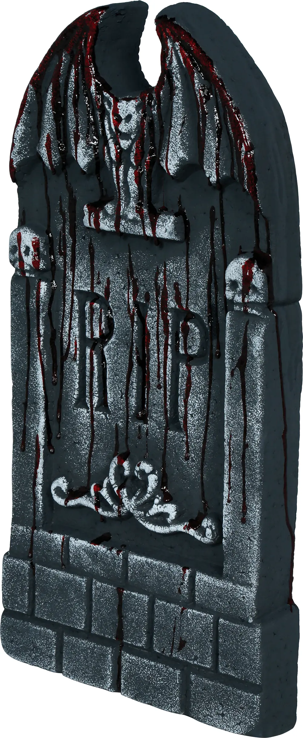 Blodig gravsten "RIP", 42 × 21 cm