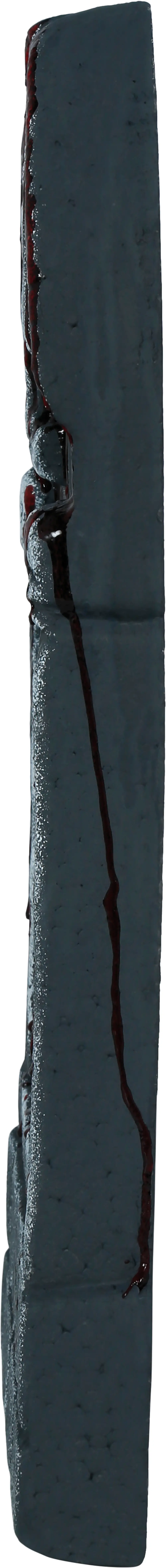 Blodig gravsten "RIP", 42 × 21 cm