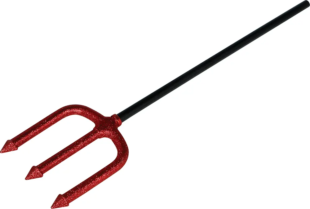 Trefork med glimmer til børn, 50 cm