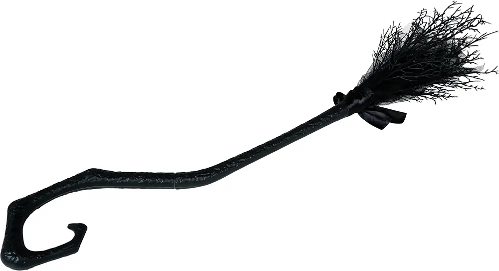 Heksekost, kan skilles ad, 90 cm, sort