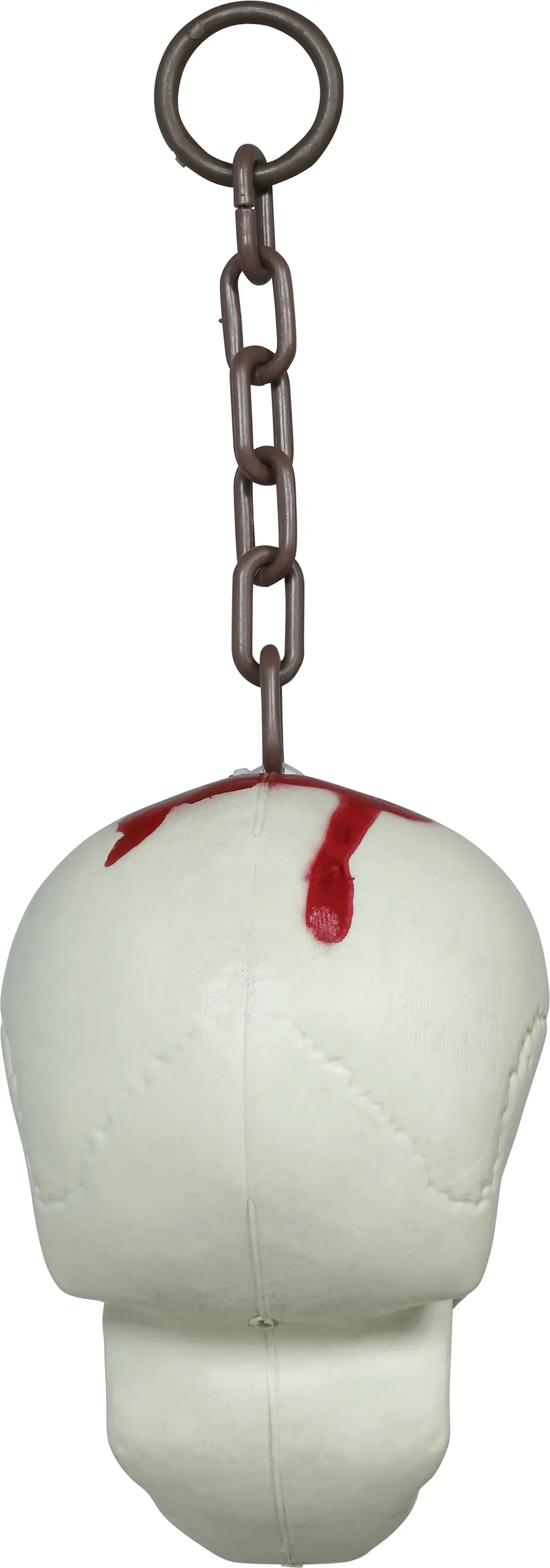 Blodigt kranie med kæde, PVC, 20 cm