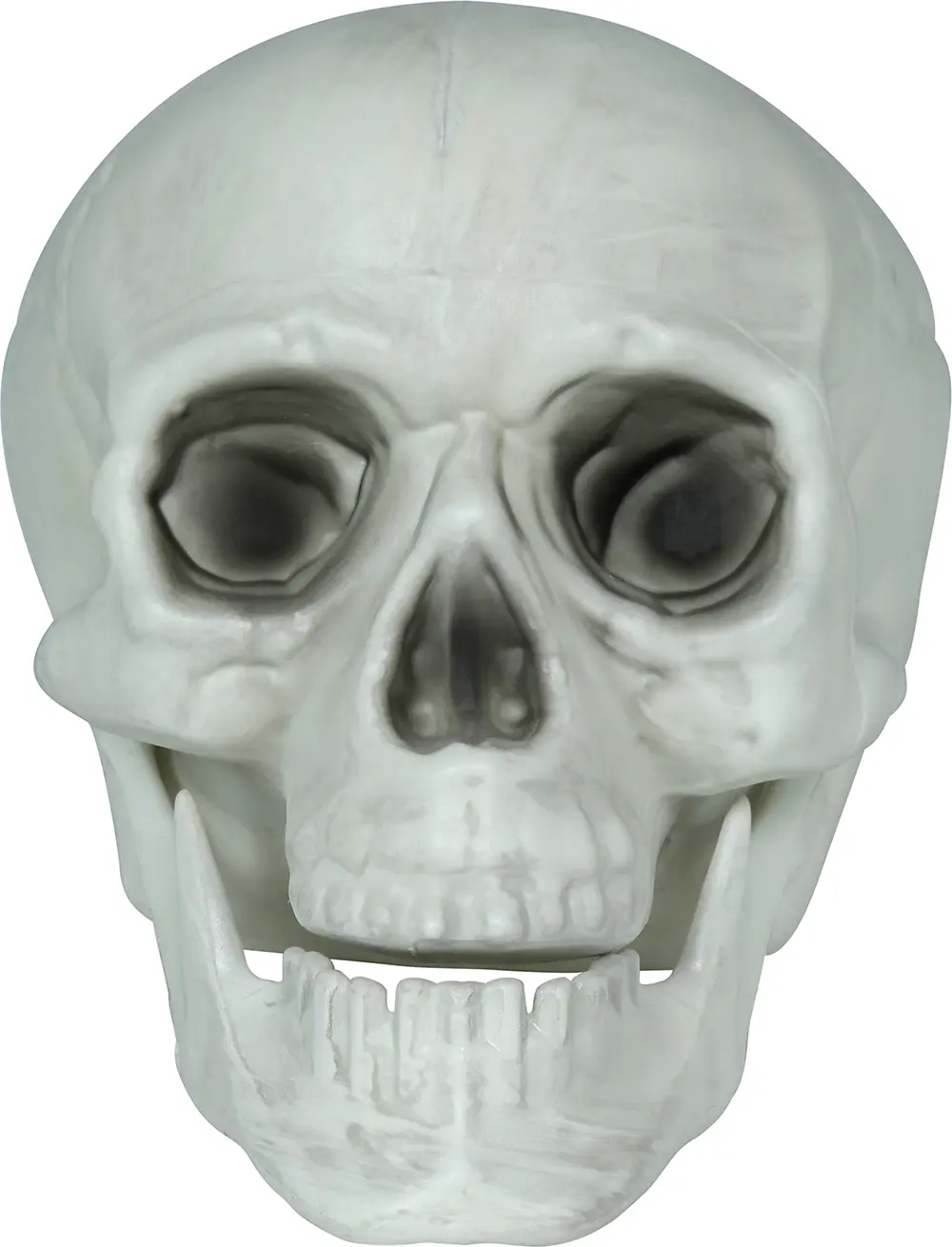 Sæt med 3 kranier, PVC, 15 cm