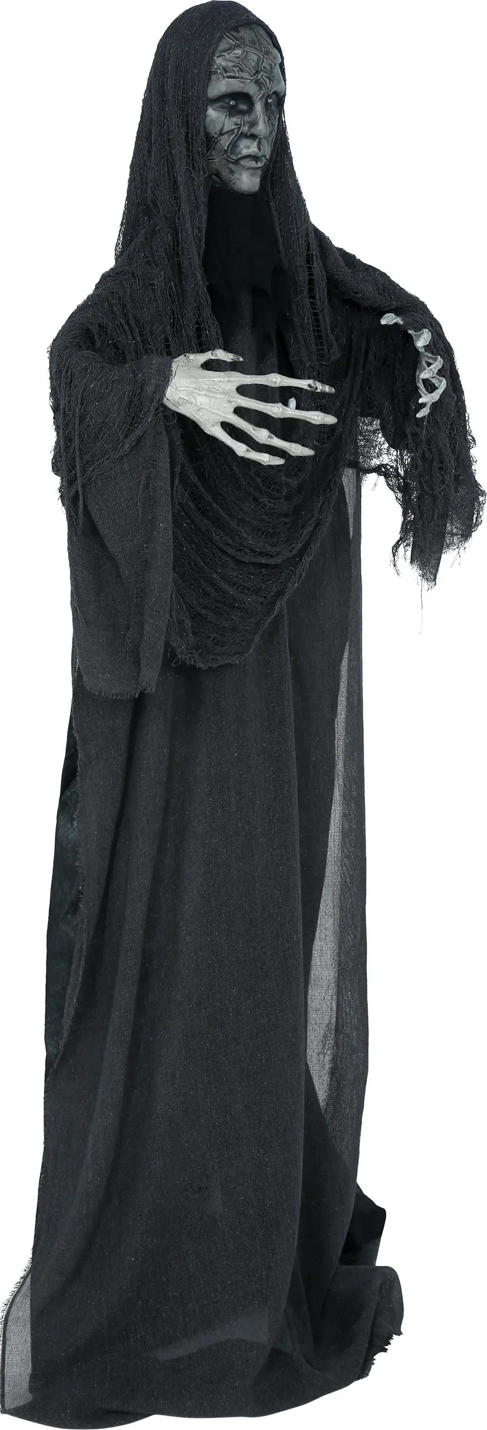 Kvindelig dødsfigur, 175 cm, med lys, lyd og bevægelse