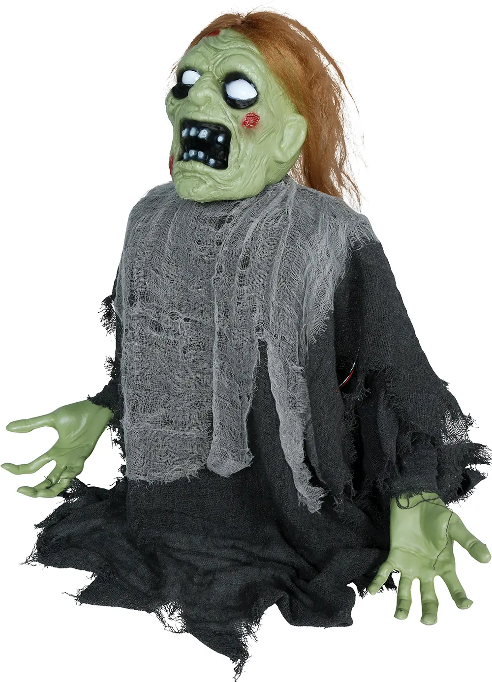 Skræmmende zombie med lyd og bevægelse, 64 cm