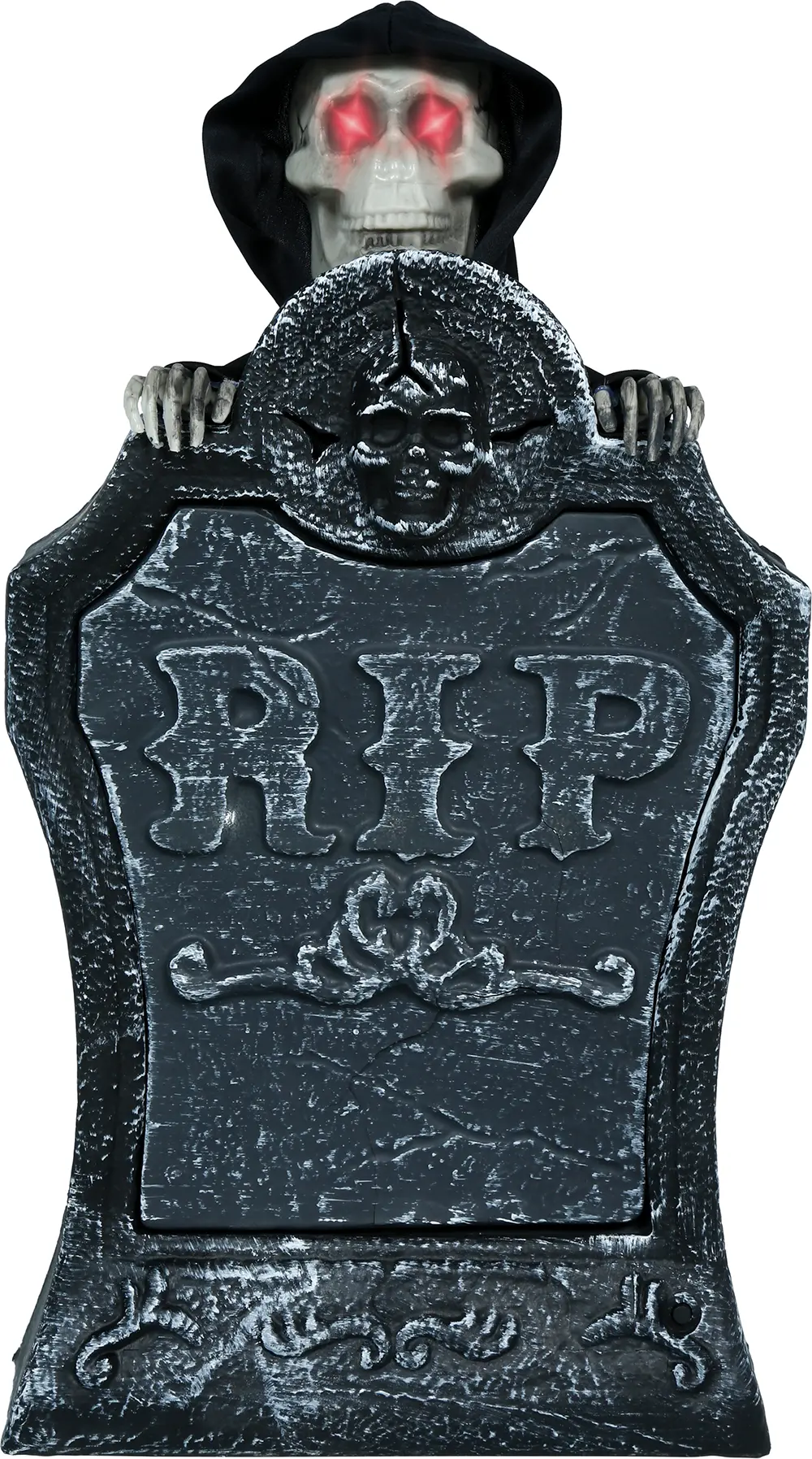 Gravsten med lys, lyd og bevægelse, PVC, 25 × 40 cm