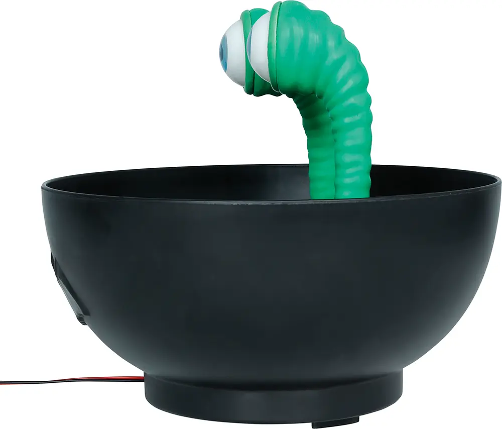 Skål med øjne, lys, lyd og bevægelse, 23 cm