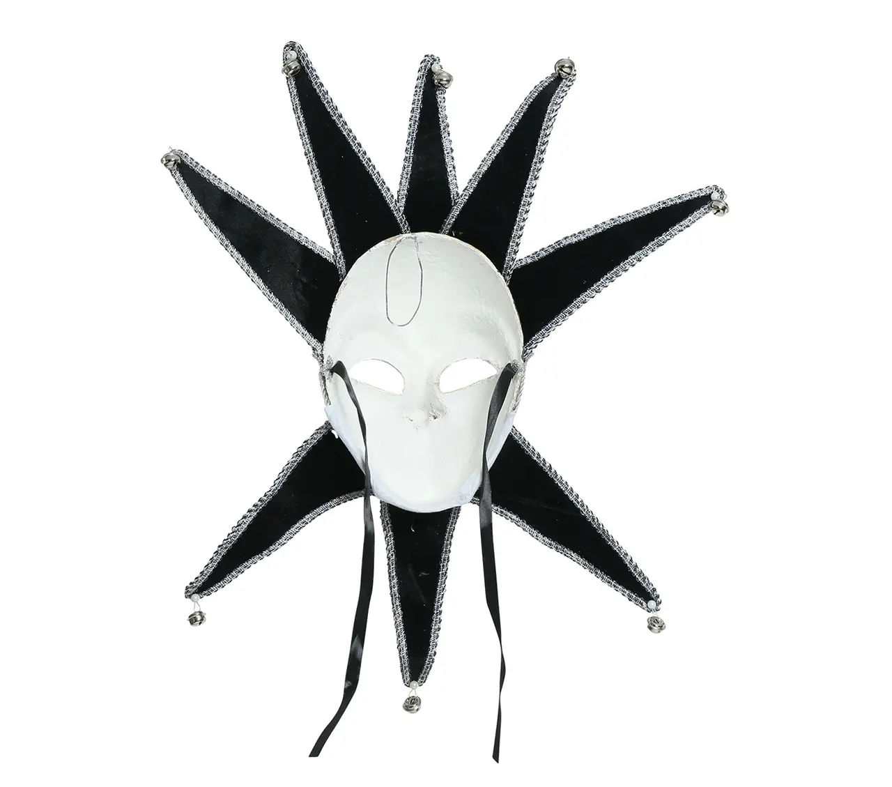 Sort venetiansk maske