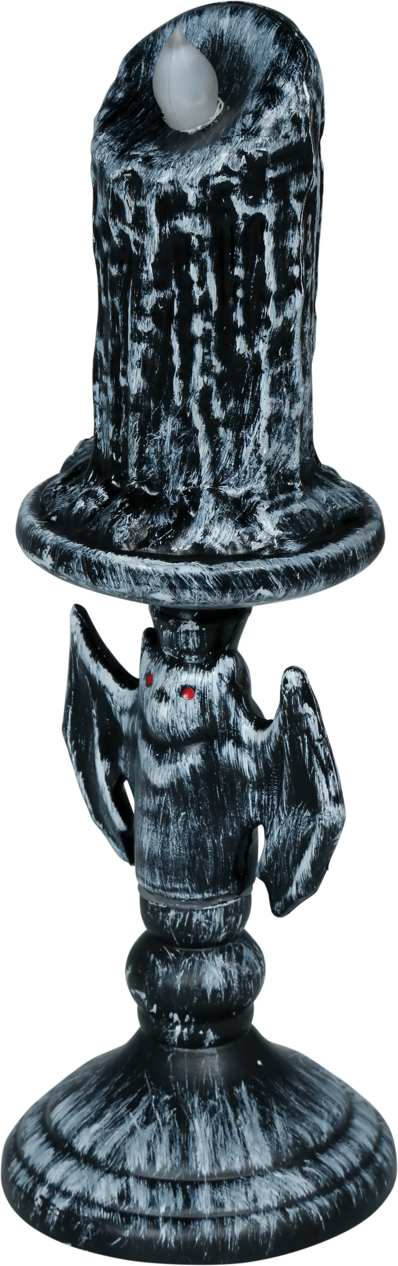 Kandelaber med flagermus og lys, PVC, 26 cm