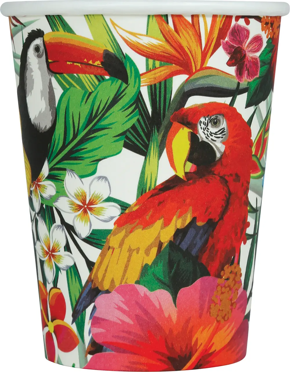 Pose med 6 Hawaii-bægre, 240 ml, 9 cm